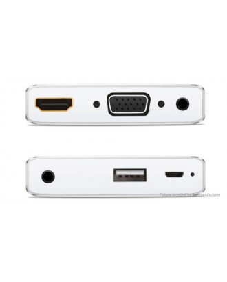 S8 Pro USB to HDMI/VGA TV Cast Projector Converter