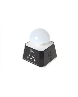 Mini Mushroom Figure LED Lamp Speaker w/ Radio