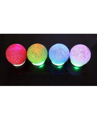 SK-S18 Snowball Style Colorful LED Mini Rechargeable Bluetooth V3.0 Speaker