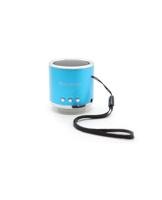 Z-12 Rechargeable Mini Speaker w/ FM Transmitter (Blue)