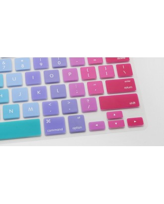 US Universal Colorful Keyboard Cover Skin for MacBook Air / Pro