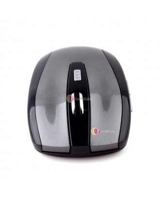 2.4GHz Wireless Optical Mouse Mice + USB 2.0 Receiver Adapter for Laptop PC Gray