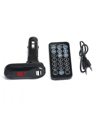 FM Transmitter Bluetooth Wireless MP3 Player Handsfree Car Kit USB TF SD Remote