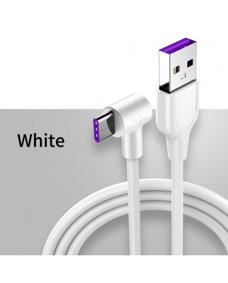 5A Supercharge USB Type C Cable for Huawei P20 Lite P30 Pro Quick Charging Fast Charger USB C Cable for Samsung S10 S9 USBC