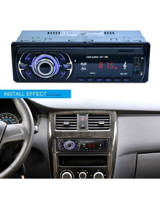 Black Car Stereo Audio Mini 1 Din MP3 Player Handsfree Bluetooth Speaker Card Reader USB Flash Drive Machine SD slot