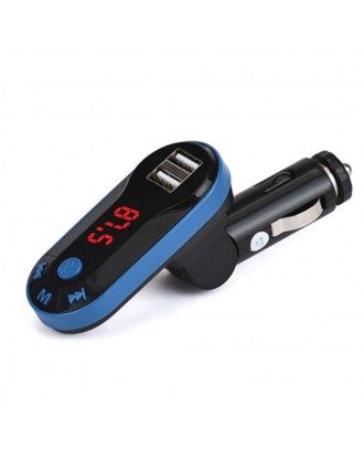 Optional Color Bluetooth Wireless FM Transmitter MP3 Player Handsfree Car Kit USB TF SD Remote I9
