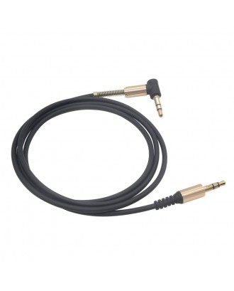 Optional Color Spiral 3.5mm Jack To Jack Audio Headphone Aux Coiled Auxiliary Cable Blue