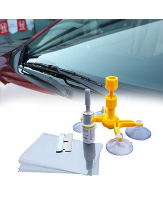 DIY Car Wind Windscreen Windshield Repair Tool Set Glass Kit For Chip Crack