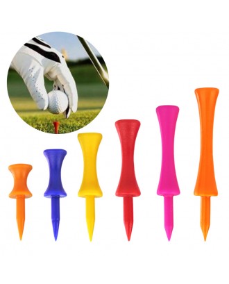 5 Pcs Plastic Graduated Golf Tees Height Control Wheel Shape Ball Nail 20mm Diameter