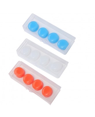 Ear Plugs For Sleeping Swimming Waterproof Earplugs Silicone Mud Best Ear Plugs Noise Reduction Ear Protection 4Pcs/pack