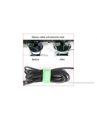 BUBM Velcro Cable Management Cord Protector Cable Organizer (6 Pieces)
