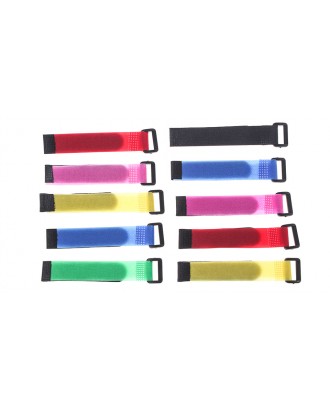 Battery Strap Wraps Velcro Cable Tie Down Straps (10-Pack)