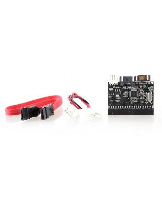Bidirectional 40-pin PATA IDE <--> SATA Bilateral Adapter/Convertor Card