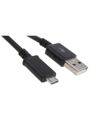 USB Male to Micro USB Male Data/Charging Cable - Black (200cm)