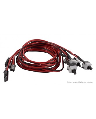 PC Computer Motherboard ATX Power Supply Reset Switch Cable (10-Pack)