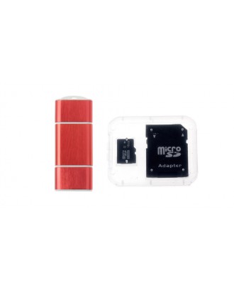 16GB microSDHC Memory Card w/ Card Adapter and 2-in-1 Card Reader