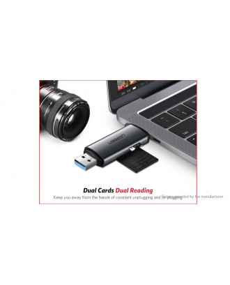 Authentic UGREEN CM185 USB-C + USB 3.0 MicroSD/SD OTG Card Reader