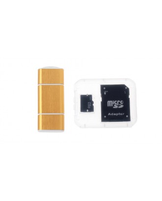 8GB microSDHC Memory Card w/ Card Adapter and 2-in-1 Card Reader