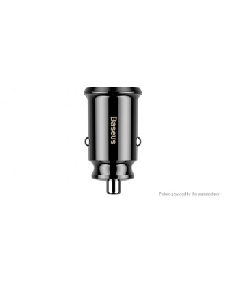 Authentic Baseus Mini Dual USB Car Cigarette Lighter Charger Power Adapter