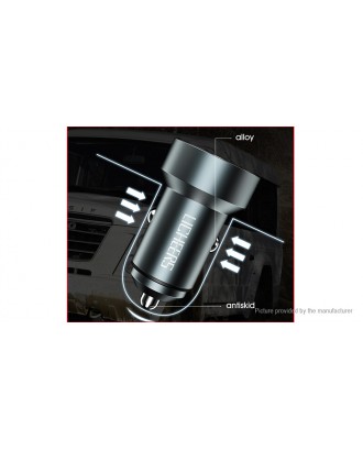 LICHEERS YC-C30 Dual USB Car Charger Power Adapter
