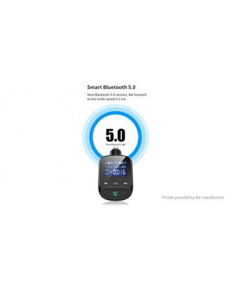 BT06Q LCD Car Kit Bluetooth V5.0 FM Transmitter MP3 Player