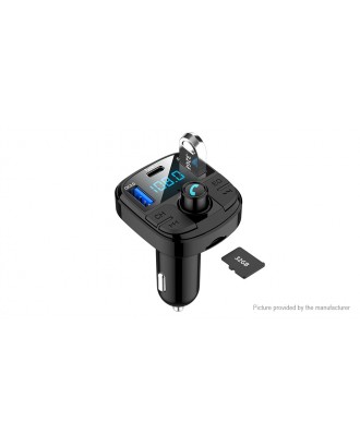 BT29 USB/USB-C Charger Bluetooth V5.0 FM Transmitter MP3 Player
