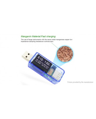 12-in-1 USB Tester Digital Voltmeter Ammeter Power Capacity Temperature Tester