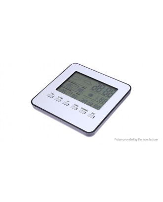 Indoor Outdoor Wireless Weather Station Alarm Clock Thermometer Hygrometer